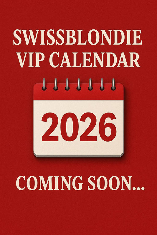 VIP A3 Kalender 2026 Swissblondie FSK18-Edition